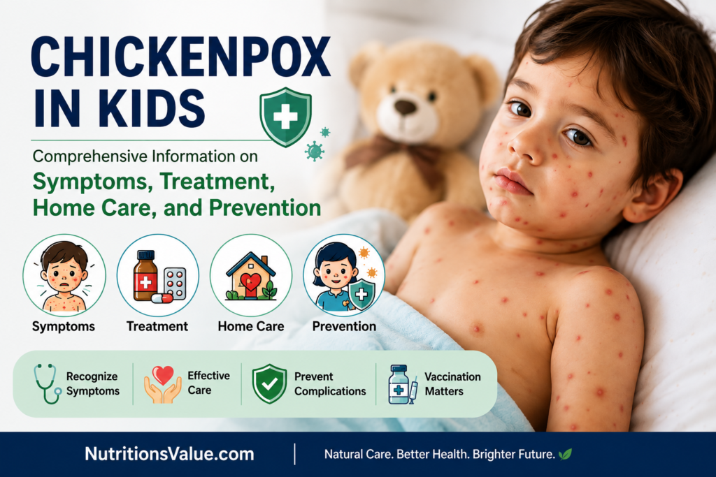 Chickenpox in kids symptoms and treatment